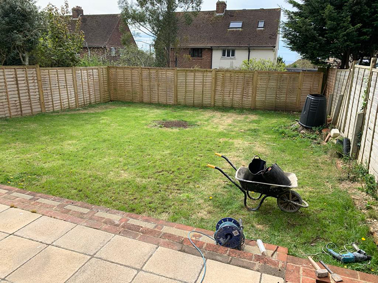 Garden renovation